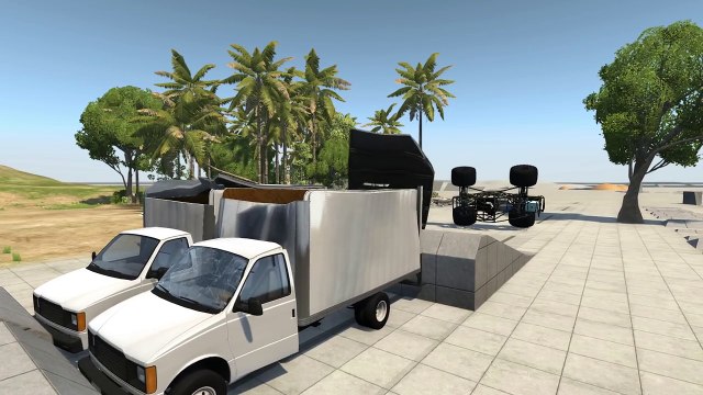 BeamNG Drive Bigfoot CRD Monster Truck Crushing Cars
