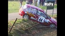 5 rally crashes in one corner! - Condroz Rally 2001