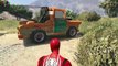 Disney Tow Mater Transportation - Spiderman Banana Car & Lightning McQueen Nursery Rhymes Songs