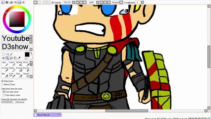Como Desenhar Thor Ragnarok Chibi