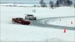 Auto Ice Racing - #81 vs  #5  drifting - Thunder Bay
