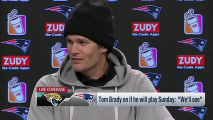 Brady on whether Hoyer is ready to play: We're in the same meetings every week