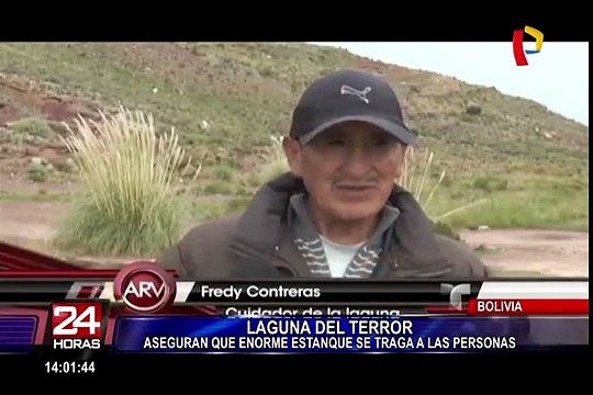 Bolivia: pobladores aseguran que laguna se traga a los hombres