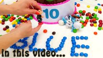 Smurfs Cake Toy Surprise Game! Smurfette & Smurfs Trapped by Gargamel! Learn Colors Spelling Numbers