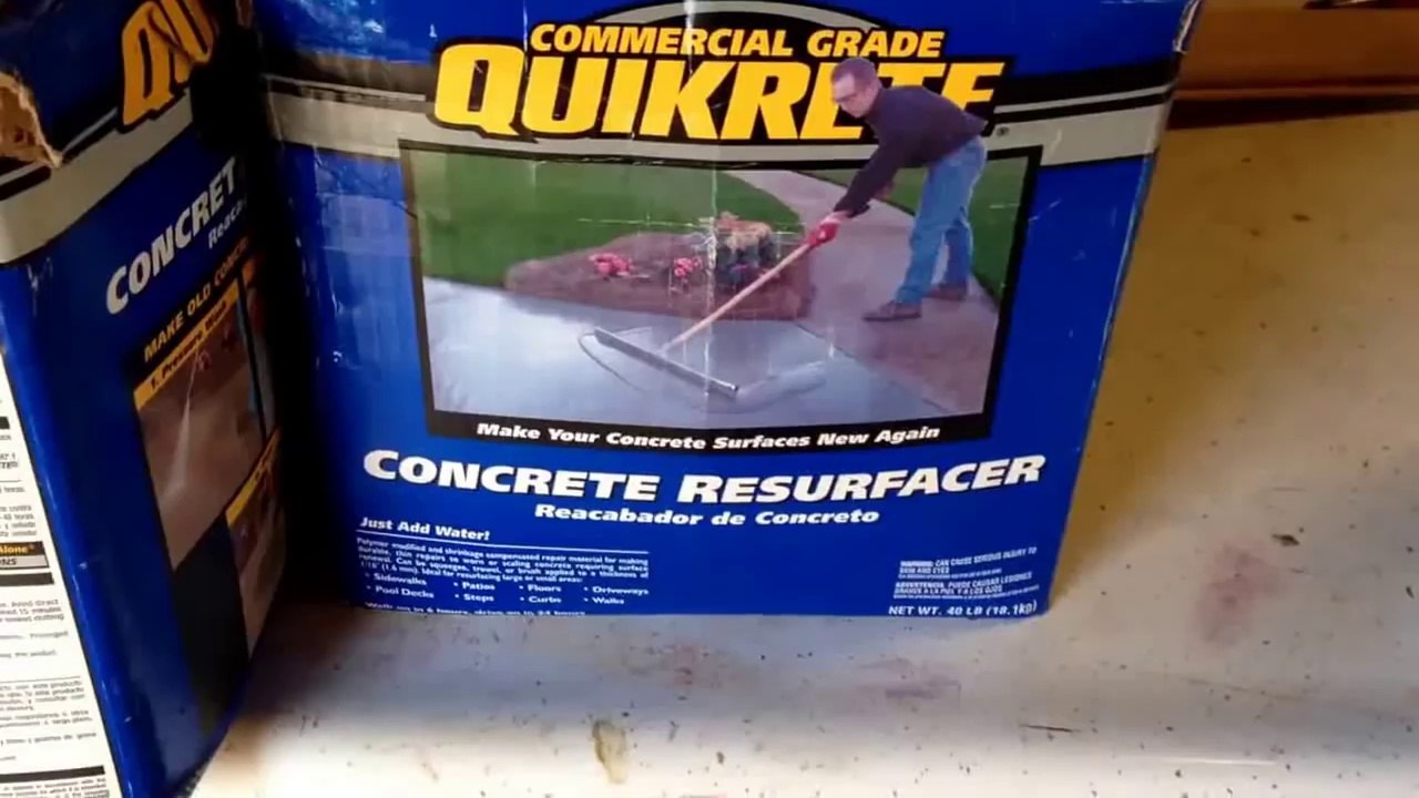 Quikrete Concrete Resurfacer-my experience