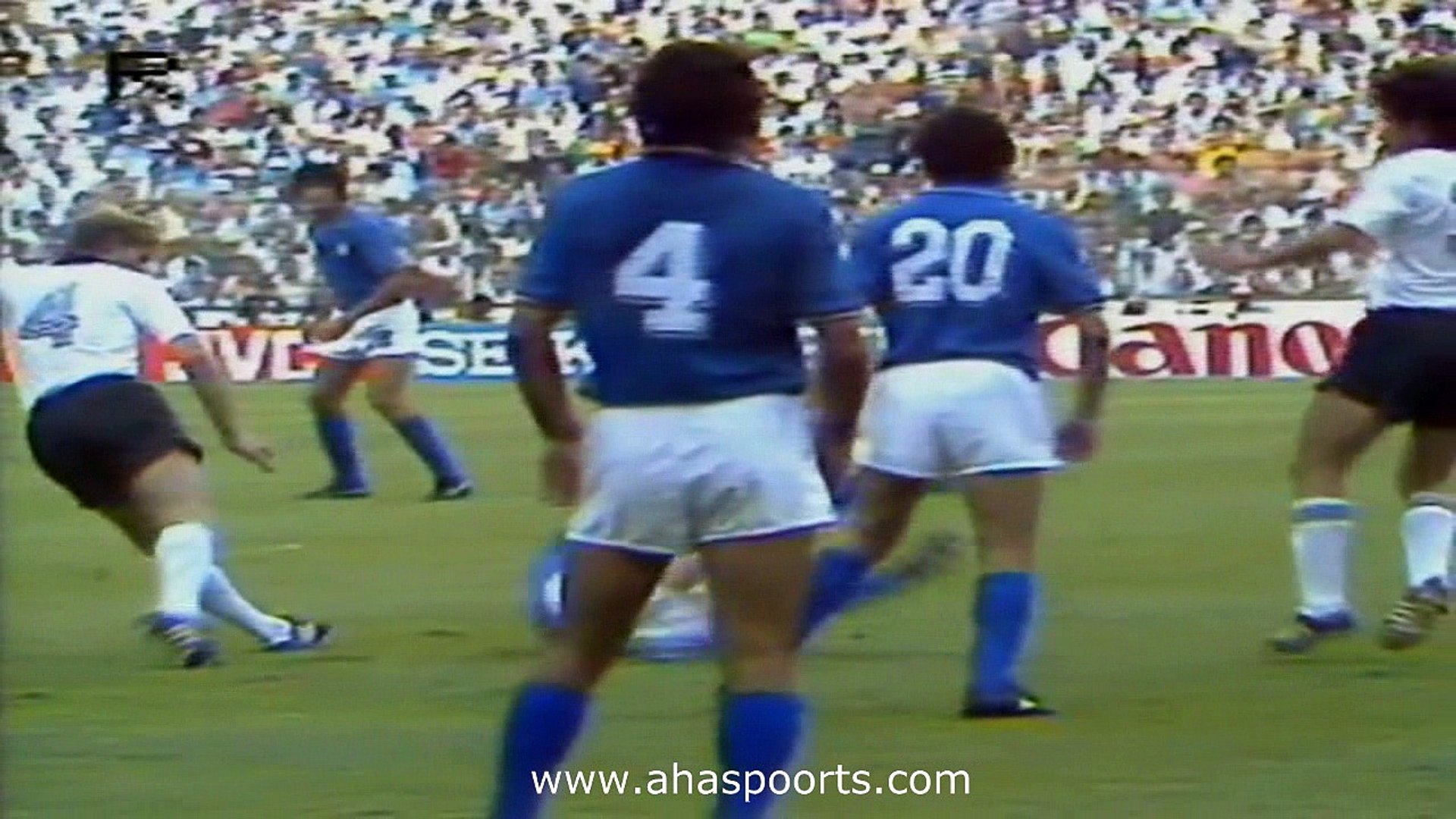 الشوط الاول مباراة ايطاليا و المانيا 3 1 نهائي كاس العالم 1982 Video Dailymotion