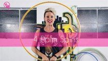 Hula Hoop Tutorial Part 1: How to do 4 different palm spins