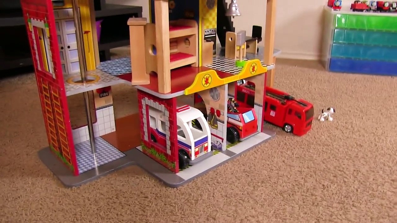 Thomas and Friends | Thomas Train and the KidKraft Fire Station with Brio | Fun Toy Trains for Kids
