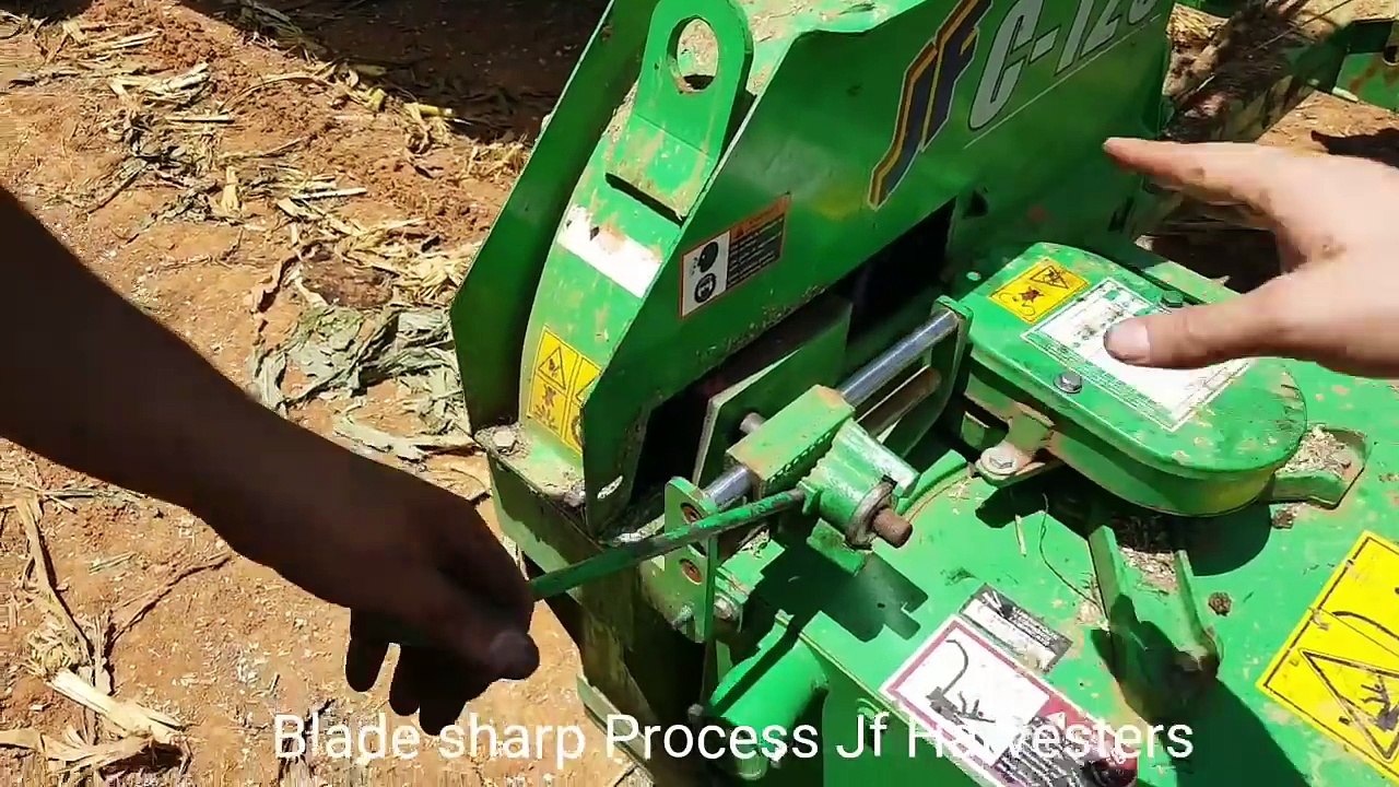 Jf Forage Harvester blade sharp Process
