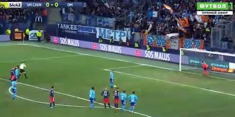 Dimitri Payet penalty Goal HD - Caen 0-1 Marseille 19.01.2018
