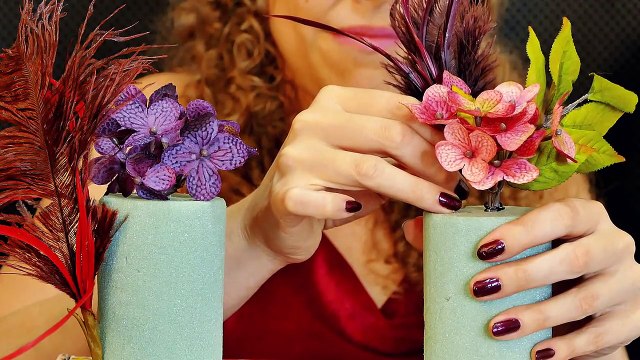 Super Intense ASMR – Mics Inside Floral Foam! Scratching, Tapping, Brushing, Binaural Sounds