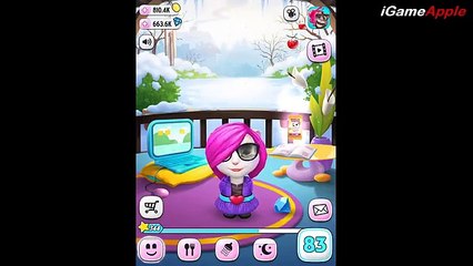 My Talking Angela Pop Star Outfit Makeover Gameplay for Children HD