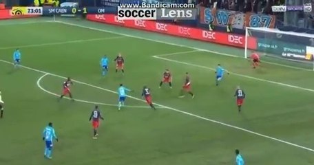 Amazing Goal Florian Thauvin (0-2) Caen vs Marseille 19.01.2018