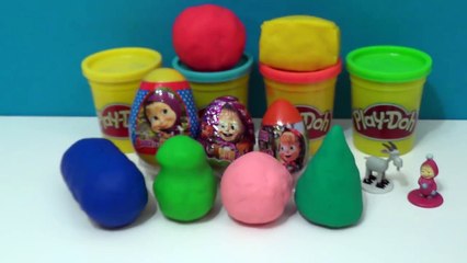 Download Video: Маша и Медведь PlayDoh сюрприз яйца Masha i Medved PlayDoh Plastic and chocolate Surprise eggs