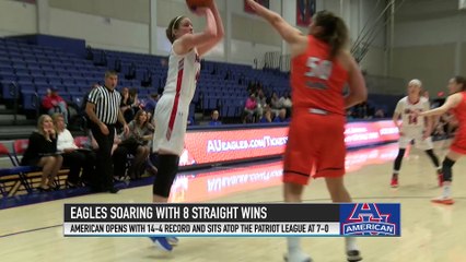 Cecily Carl helps American start 7-0 in women's basketball