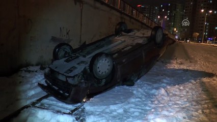 Köprüden düşen otomobilden yara almadan kurtuldu - KAYSERİ