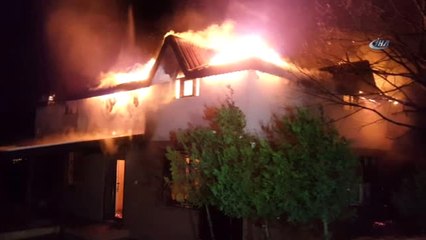 Düzce'de Villa Alev Alev Yandı
