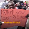 Haitians protest Trump's sh*thole comments