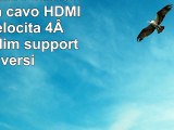 Cavo HDMI 20 Cablecreation 1 m cavo HDMI ad alta velocità 4 K 60 Hz Slim supporto 3D