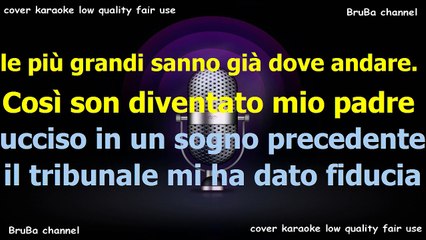 Fabrizio de André  - Canzone del padre   Karaoke