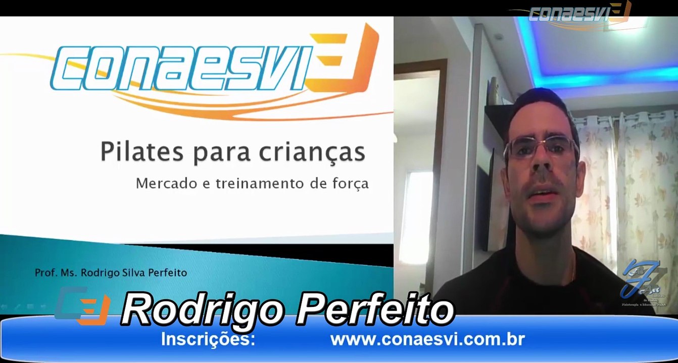 Chamada Rodrigo Perfeito - Pilates para Crianças Mercado e Treinamento de Força.