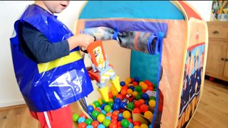 Fireman Sam ball pit compilation Fire rescue s Fire Engine Ball Pit Show