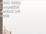 StarTechcom Cavo Thunderbolt 3 USBC 20Gbps da 2 m  Compatibile con Thunderbolt USB e