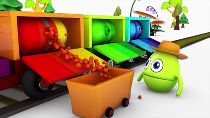 Learn Color Train Cow Cow W Ball Eggs Learn Number Cartoon Nursery Rhymes For Children