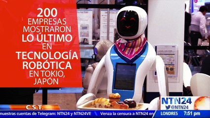 200 empresas mostraron lo último en tecnología robótica en Expo Robodex, Japón