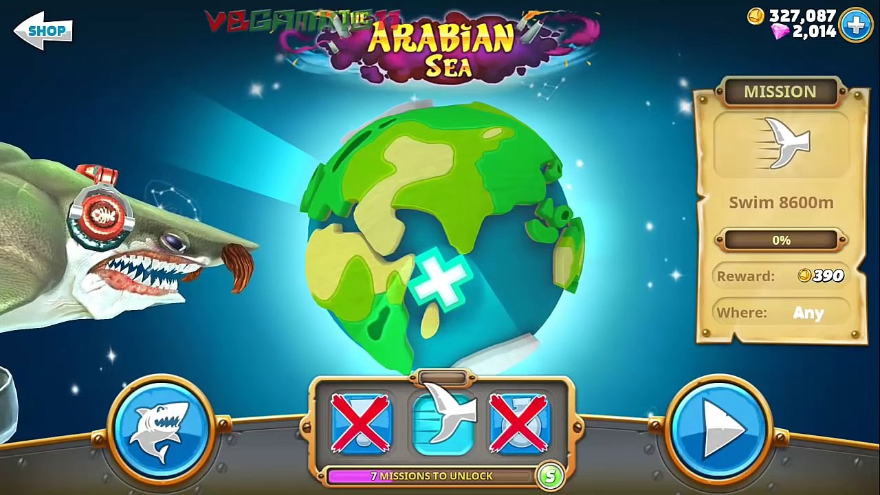 New Shark Megalodon Update - Hungry Shark World Gameplay new