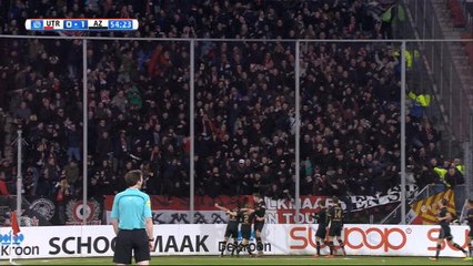 Le missile de Svensson (Alkmaar) pour ouvrir le score face à Utrecht