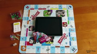 iPad/iPhone integrated game - Monopoly Zapped Edition - walk-through of setting up and main features