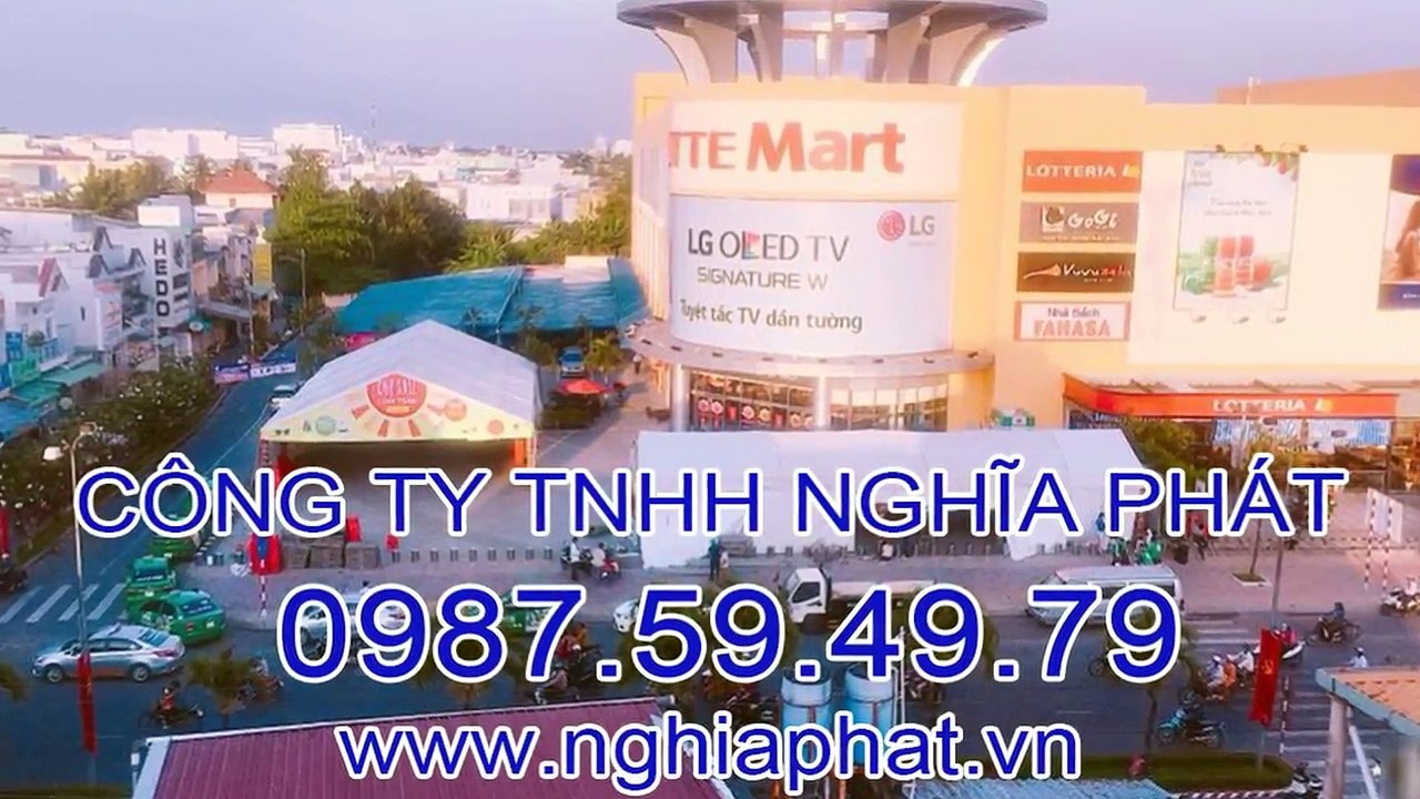 Cho thuê nhà bạt không gian tại chợ Sale cuối tuần Lotte Mart Cần Thơ