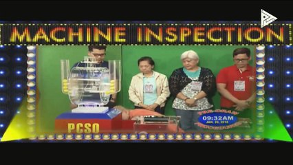 PCSO 11 AM Lotto Draw, January 20, 2018