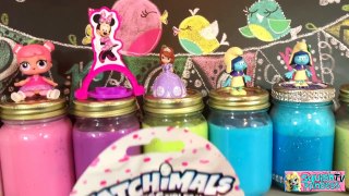 Cutting Open Squishy HOMEMADE Disney Princess, Mickey Mouse, FROZEN SQUISHIES Slime STRESS BALLS!