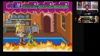 Teenage Mutant Ninja Turtles (Arcade PC) live stream with Mike Matei