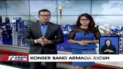 Ormas Anti Maksiat Protes, Konser Band Armada Ricuh