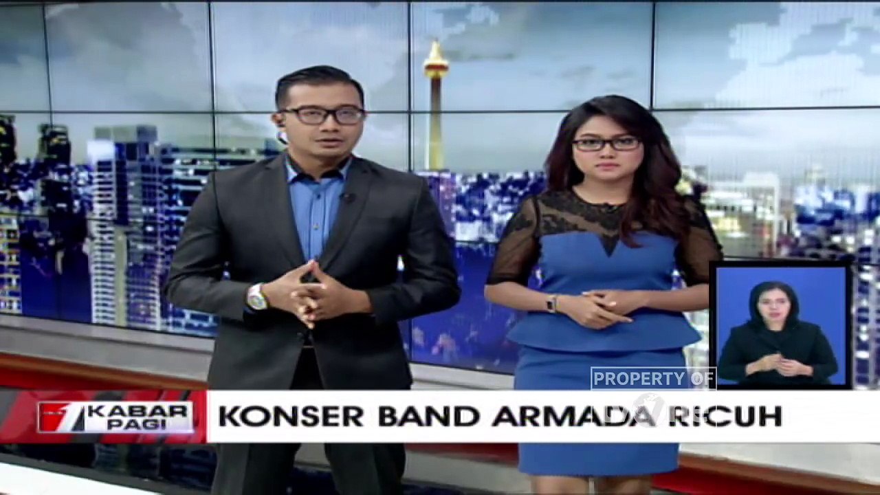Ormas Anti Maksiat Protes, Konser Band Armada Ricuh