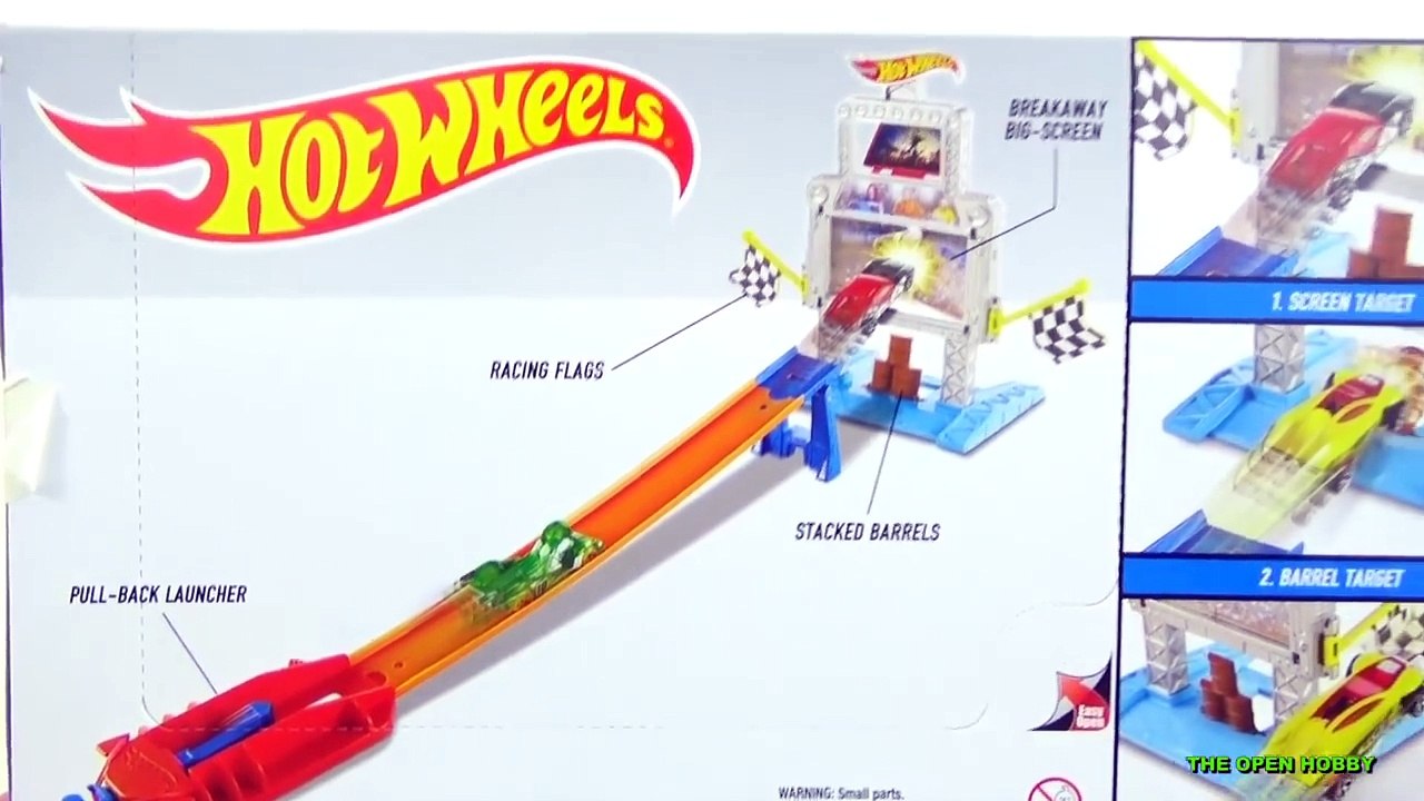 NEW 2017 HOTWHEELS TRACK SET TRIPLE TARGET TAKEDOWN TOY SET PISTA DE CARRO