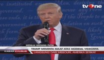Debat Capres AS Trump Minta Maaf Atas Skandal Videonya