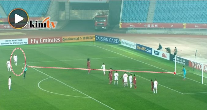 Palestin tewas pada Qatar 2-3, 'free kick' Darwish cantik