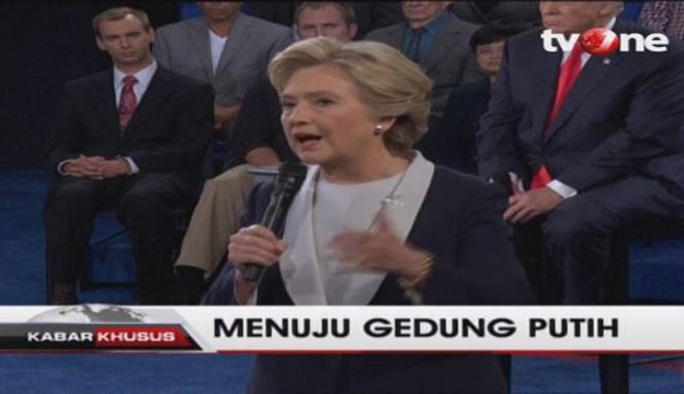 Debat Capres AS Hillary dan Trump Jadi Panutan Anak Muda?