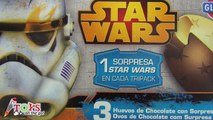Star Wars Huevos Sorpresa Peluche R2-D2 y Juego de Cartas - Juguetes Star Wars