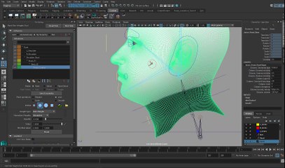 Rigging for Faceware and Motion Capture - Skin Weight Blocking (4/13)