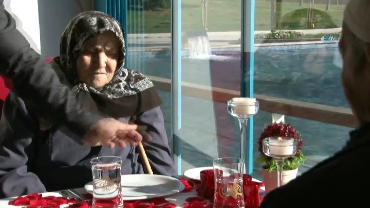 87’lik Çifte 70’inci Evlilik Yıl Dönümü Sürprizi