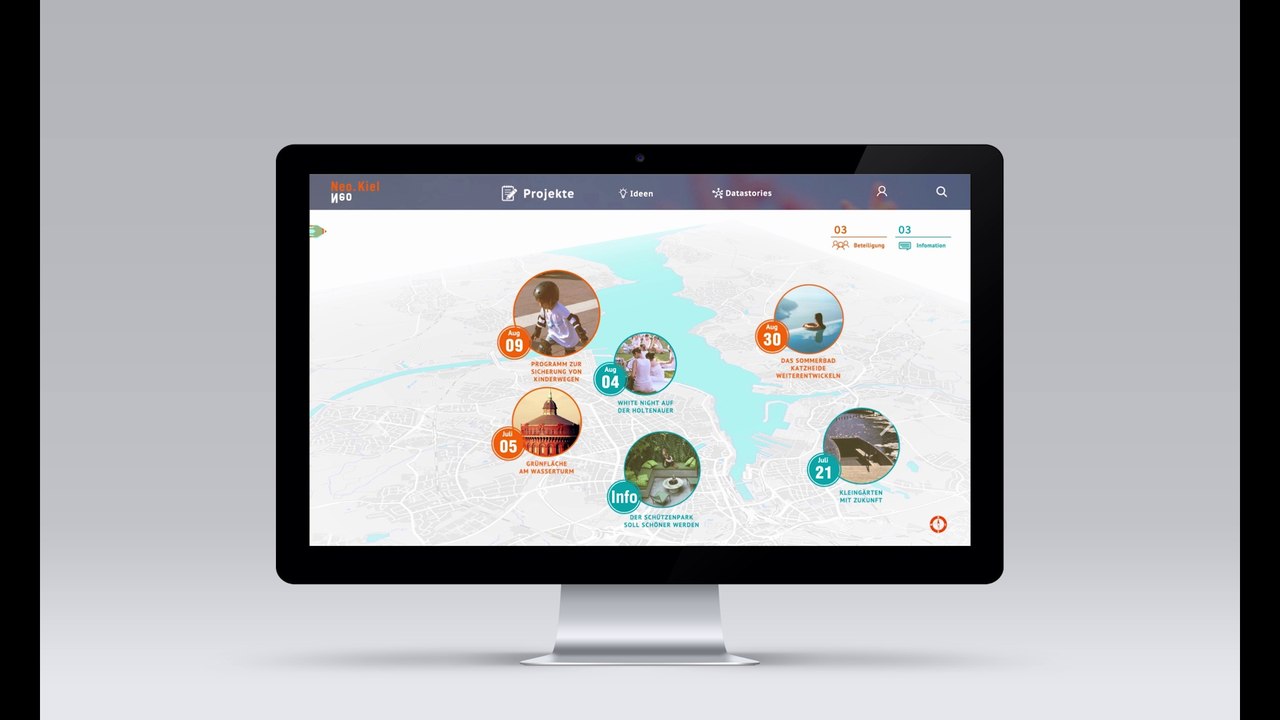 ​Interface Design for Citizen participation project introduction ​
