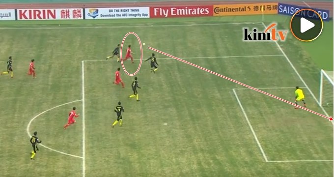 Jae-Wan jaring gol terpantas, Malaysia ketinggalan 0-1