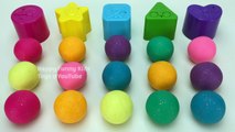 Learn Colors & Shapes with Play Doh Sparkle Compound Education & Fun Creative for Kids & Preschools