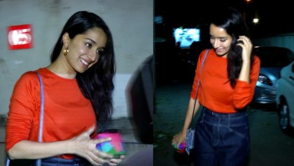 Shraddha Kapoor Shy, Blushes Seeing Media Outside Her Home