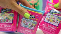 6 Shopkins 50 Piece Puzzle Blind Bag Shopping Carts at Small Mart with Peppa Mint Shoppies